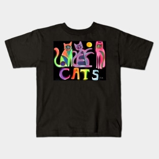 Kooky cats Kids T-Shirt